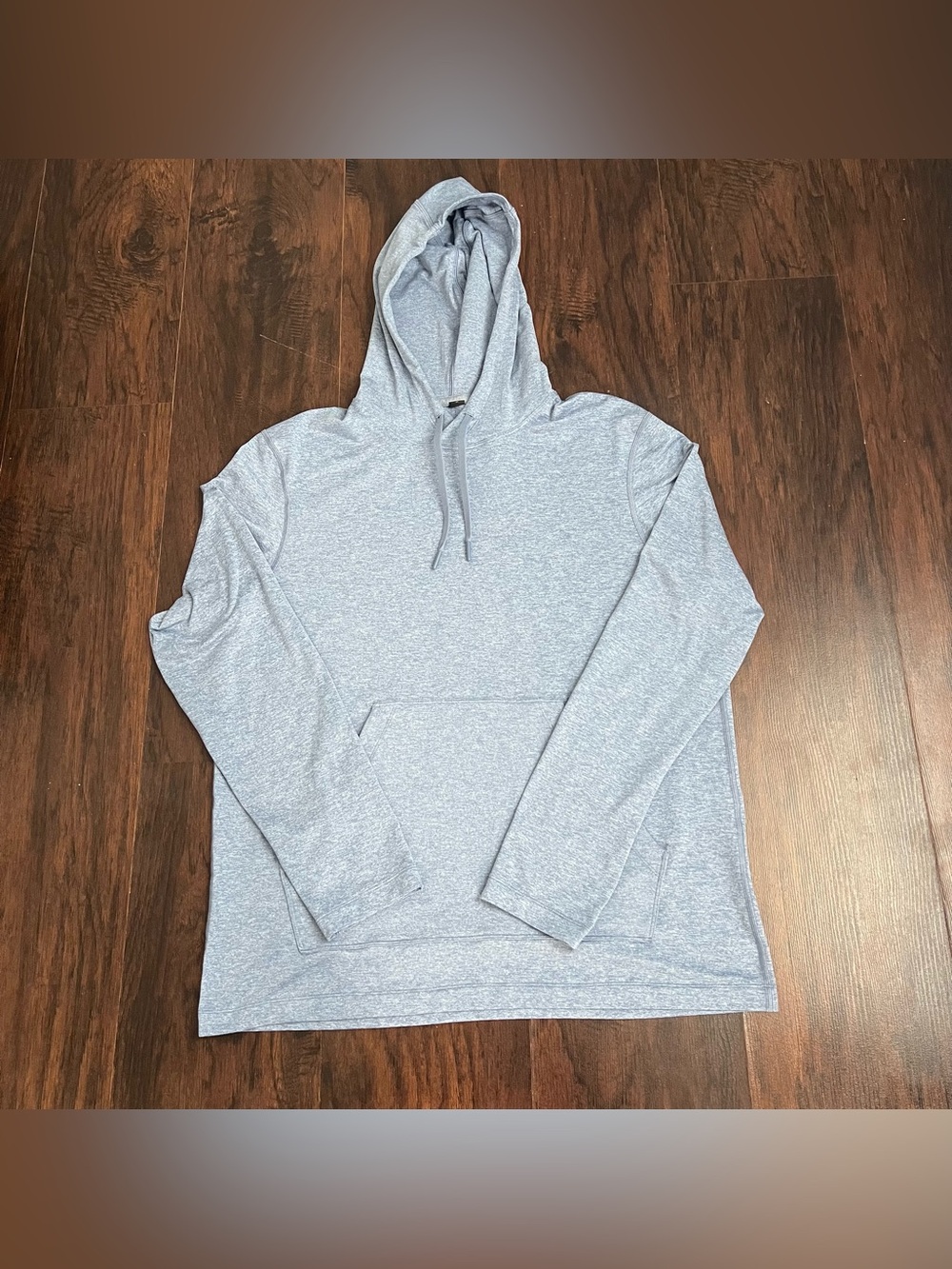 Lululemon Soft Jersey Pullover Hoodie Heathered Blue Men's Large